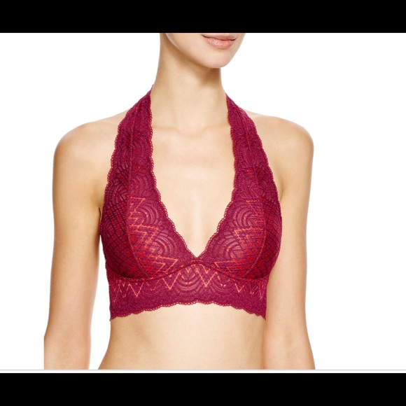 Free People Red Berry Women’s Bras - Picture 2 of 8